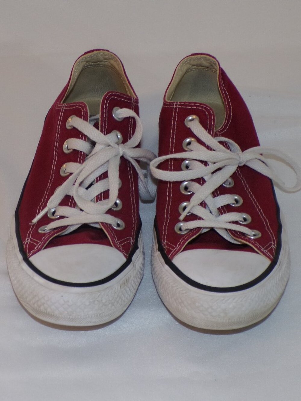 CONVERSE ALL-STAR UNISEX LOW TOP MAROON CASUAL SNEAKERS